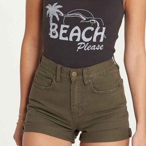 NWOT billabong highwaisted shorts
